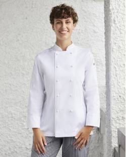 Womens Al Dente Chef Jacket, Long Sleeve 